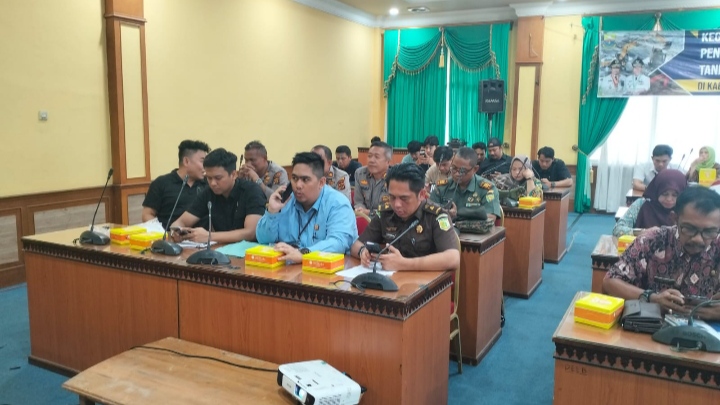 Danramil Muara Tembesi Hadiri Sosialisasi Pencegahan PETI di Kabupaten Batanghari/MT