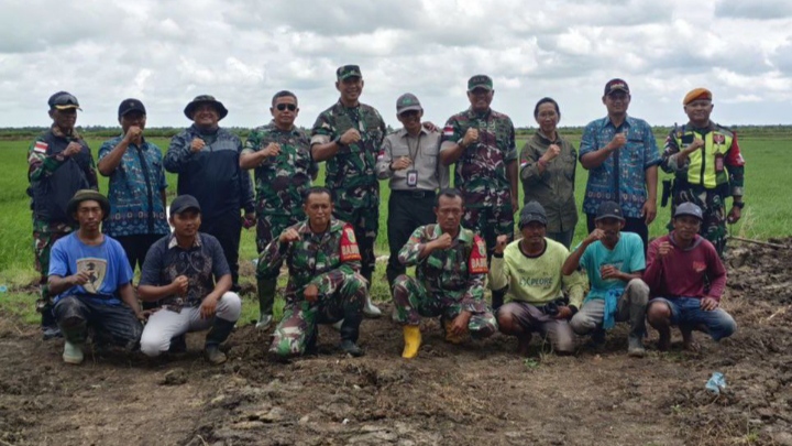 Kunjungan Kerja Tim Wasgiat Satgas Pangan Manes TNI Di Merauke/Pendam XVII Cen