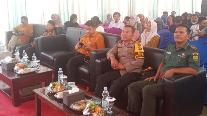 Pasi Intel Kodim Sarko Hadiri Acara Panen Hadiah Simpedes Bank BRI Merangin/mcdimsarko