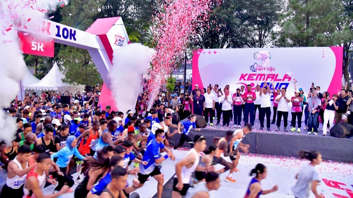 Panglima TNI Hadiri Lomba Lari Kemala Run 2024 di ICE BSD Tangerang Selatan/Puspen TNI