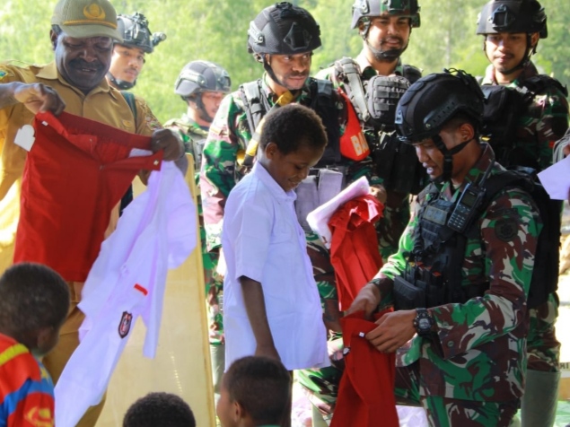 Homeyo Papua Aman, KOOPS HABEMA Gelar Papua Pintar di Sekolah Lapangan Pogapa (PenKoopsHabema) 