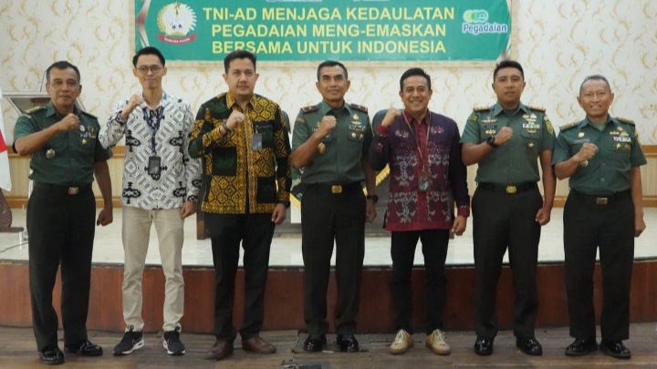 Dandim 0415/Jambi Hadiri Sosialisasi Dari PT Pegadaian Cabang Jambi/mcdimjbi