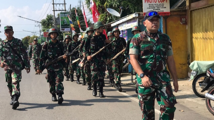 Tingkatkan Fisik Dan Mental, Siswa Dikma Tamtama TNI AD GEL-I TA 2024 Latihan Hanmars/RED
