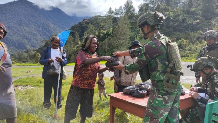 Terpancarnya Keceriaan Masyarakat Papua, Ini Sebabnya/pensatgas