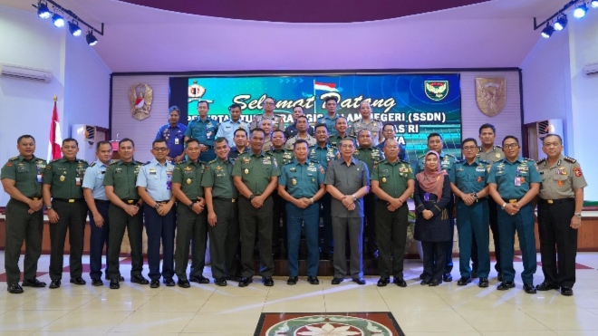 Pangdam II/Sriwijaya Terima Kunjungan PPRA 67 Tahun 2024 Lemhannas RI (pendam II Swj) 