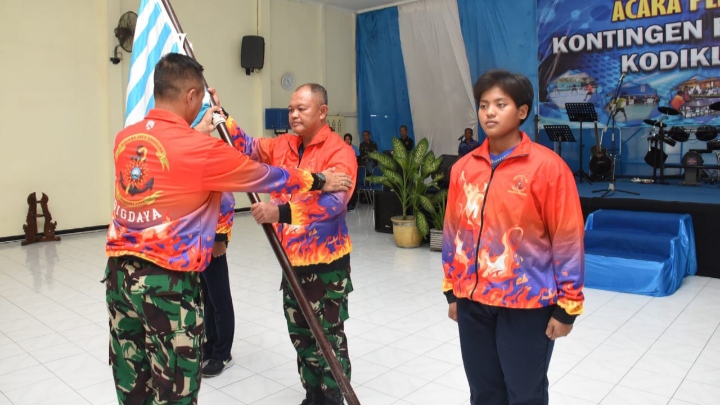 Kontingen Kodiklatal Siap Berlaga di Pekan Olah Raga TNI AL Wilayah Timur 2024