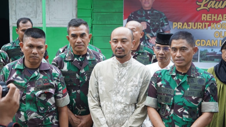 Pangdam II/Sriwijaya Lounching Rehab RTLH Prajurit Korem 042/Gapu