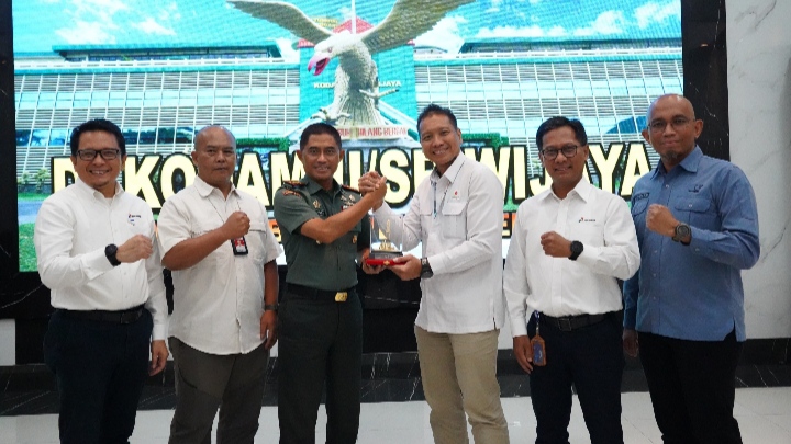 Pangdam II/Sriwijaya Terima Audiensi Kepala Perwakilan SKK Migas Sumbagsel
