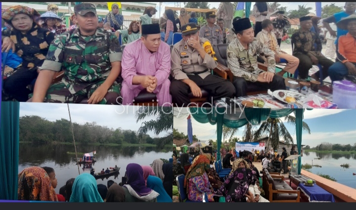 Babinsa Koramil Suak Kandis Hadiri Festival Bajolo di Ujung Tanjung Kumpeh