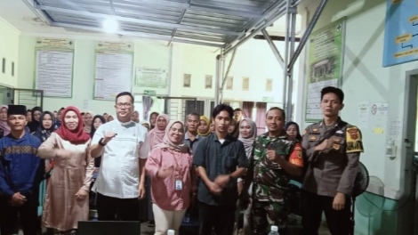 Babinsa Suko Awin Jaya Dorong Sinergi Pembangunan Kesehatan Melalui Pertemuan Lintas Sektoral