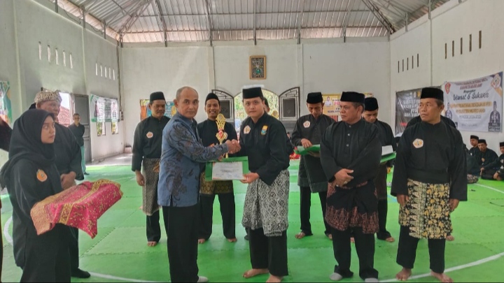 Paurbung Muaro Jambi Letda Sarkawi. Hadiri Pelantikan Pengurus IPSI Muaro Jambi 2024-2028