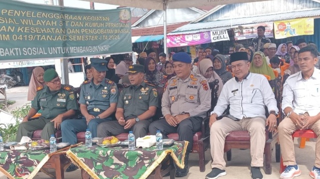 Peduli Lingkungan, Kodim Tanjab Gelar Baksos Wilayah 3T dan Kumuh Serta Pengobatan Massal/Red