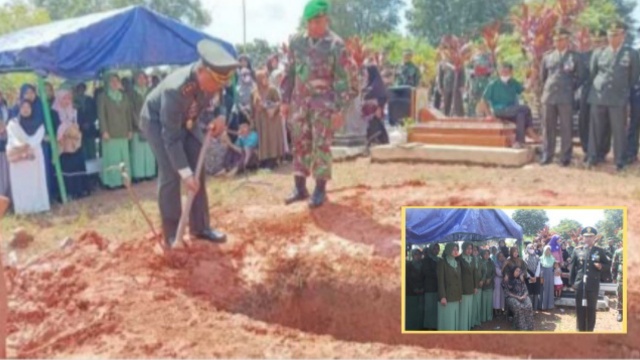 Dandim 0415/Jambi Pimpin Upacara Pemakaman Militer Almarhum Koptu Herliyansah/pendimjbi