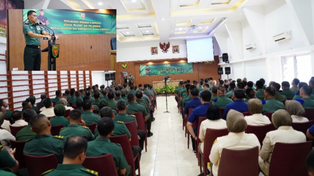 Berikan Arahan Kepada Tiga Satuan, Pangdam II Sriwijaya:
