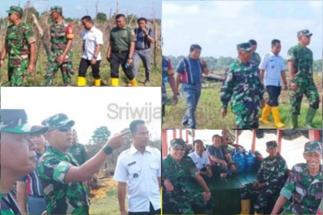 Dandim 0415/Jambi Tinjau Lokasi Opla dikawasan Taman Rajo Muaro Jambi (mdim0415) 