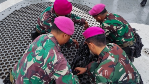 Prajurit Yontankfib 2 Mar Siap Tempur di Satgas Operasi Trisila-24 Periode III TA 2024