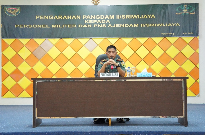 Pangdam II/Swj Mayjen TNI M. Naudi Nurdika,