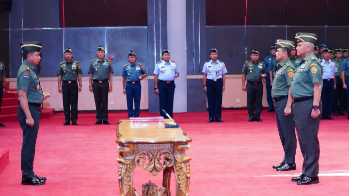 Panglima TNI Pimpin Sertijab Asisten Intelijen di Mabes TNI