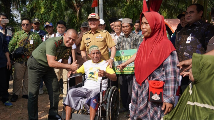 Tingkatkan Kualitas Hunian Warga, Korem 041/Gamas Luncurkan Program RTLH di Bengkulu
