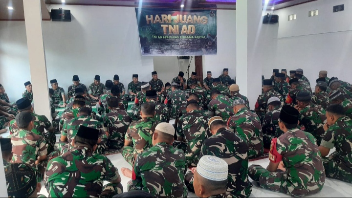Kodim 0417/Kerinci Gelar Doa Bersama Peringati Hari Juang TNI AD ke-79/Dim Kerinci
