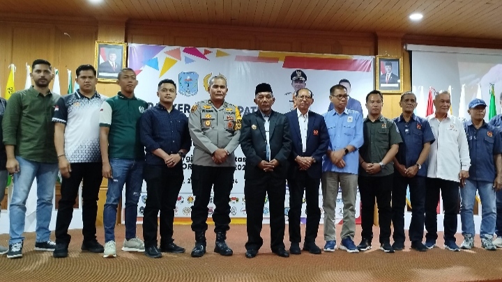 Pj Bupati Merangin Jangcik Mohza Buka Rakerkab KONI Merangin 2024/sriwijayadaily