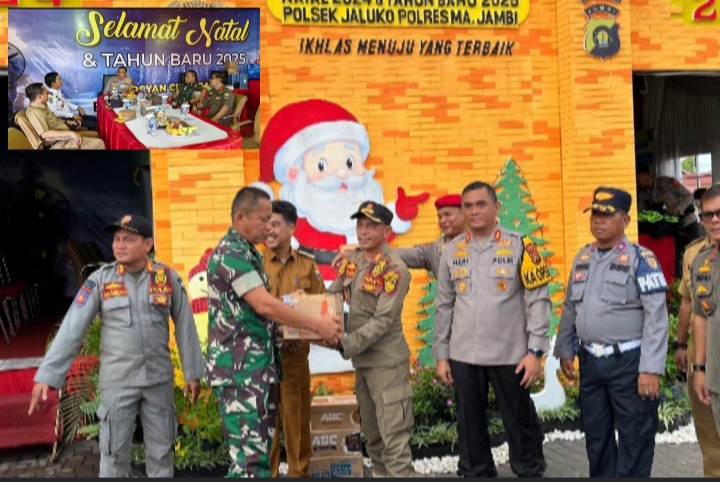 Pabung Muaro Jambi Letkol Inf Beni Dampingi Pj. Bupati Tinjau Pos Pelayanan Nataru di Citra Raya City/sriwijayadaily