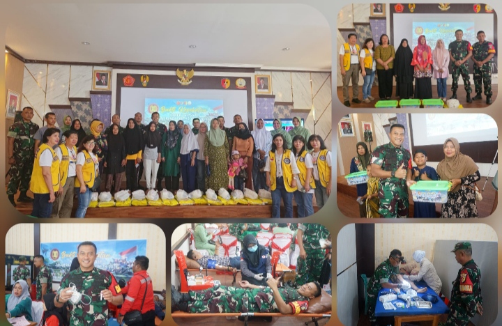 FOTO: Rangkaian kegiatan Bakti Kesehatan TNI dalam memperingati Hari Ulang Tahun ke-80/Red